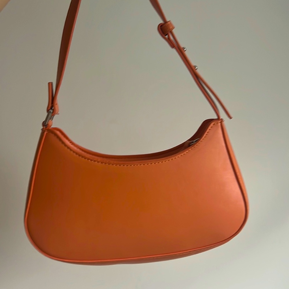 Mango orange shoulder bag